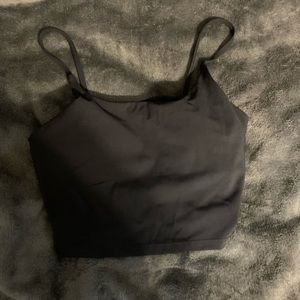 black padded tank top